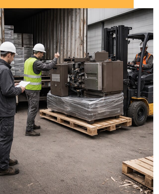 Доставка промышленного оборудования из Европы от 45644