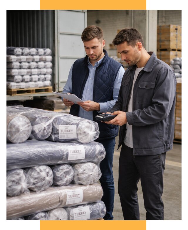 Доставка текстиля из Турции от 45644 р. под ключ, СетСервис-Мси