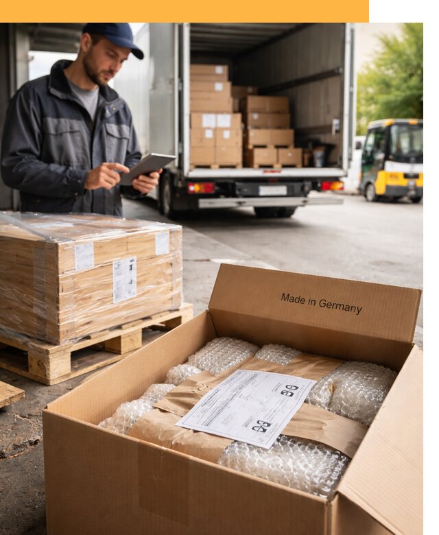 Доставка грузов из Германии от 45644 руб с таможенным оформлением
