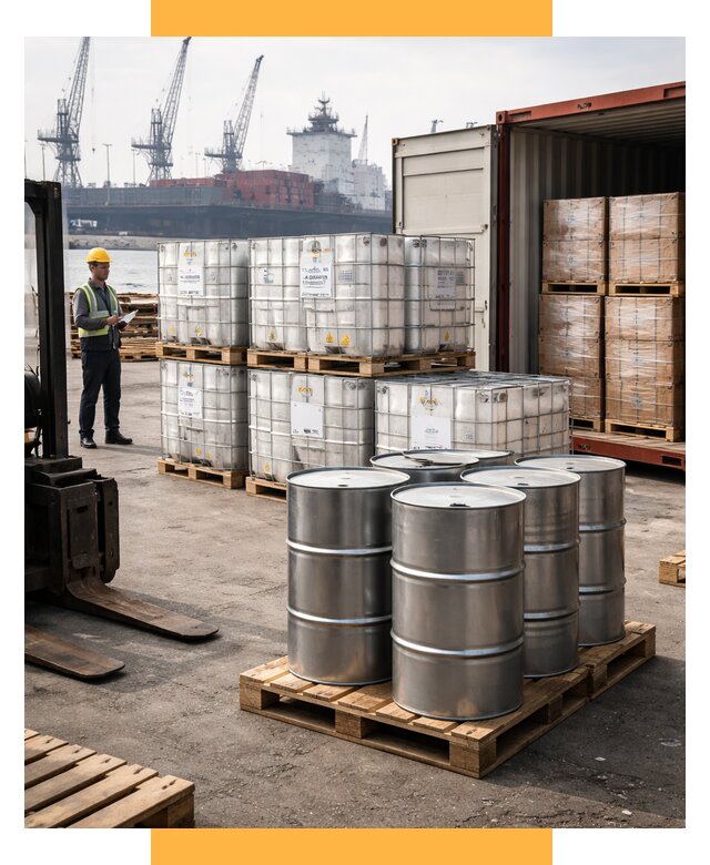 Доставка химического сырья из Индии от 253575 р. | СетСервис-Мси