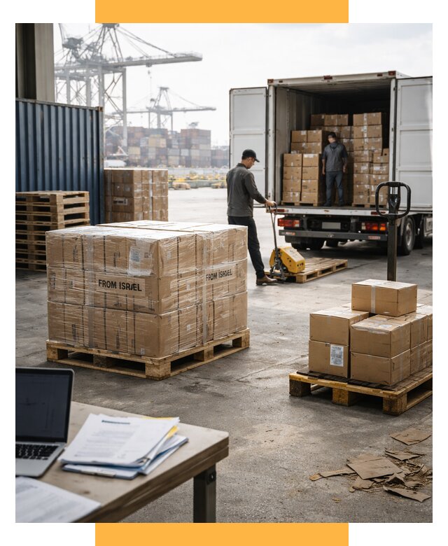 Доставка грузов из Израиля от 15215 р., логистика от СетСервис-Мси