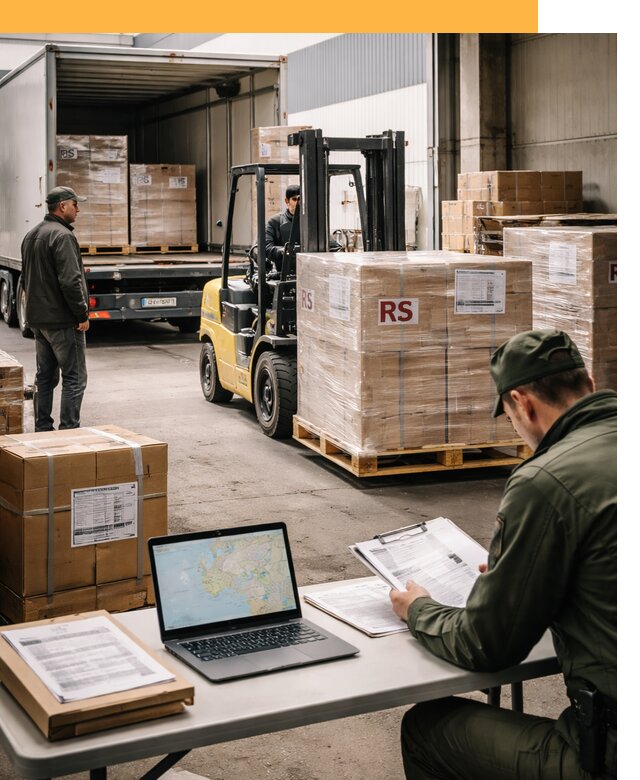 Доставка грузов в Сербию от 45644 руб, международные перевозки