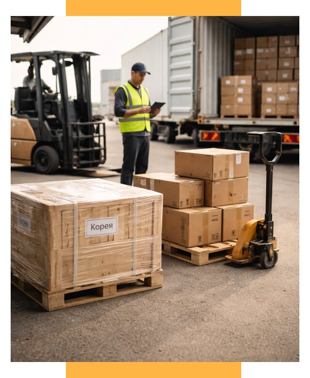 Доставка грузов в Корею из России от 35501 р. | СетСервис-Мси