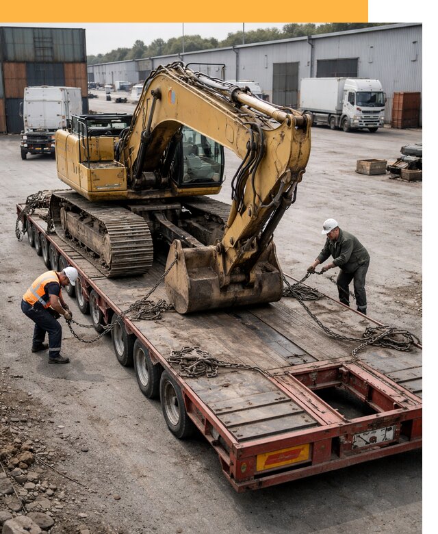 Перевозка спецтехники по России и миру от 45644 руб