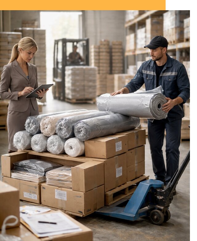 Перевозка текстиля по миру от 15215 руб. с таможней и страхованием