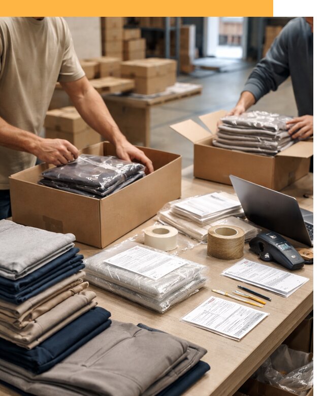 Перевозка одежды по миру от 7607 руб. с таможенным оформлением