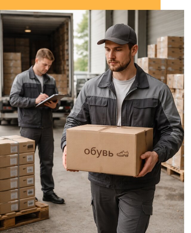 Международная перевозка обуви с таможенным оформлением от 4564