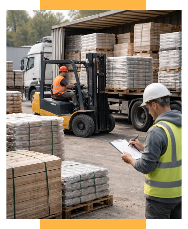 Перевозка строительных материалов от 5579 р. | СетСервис-Мси