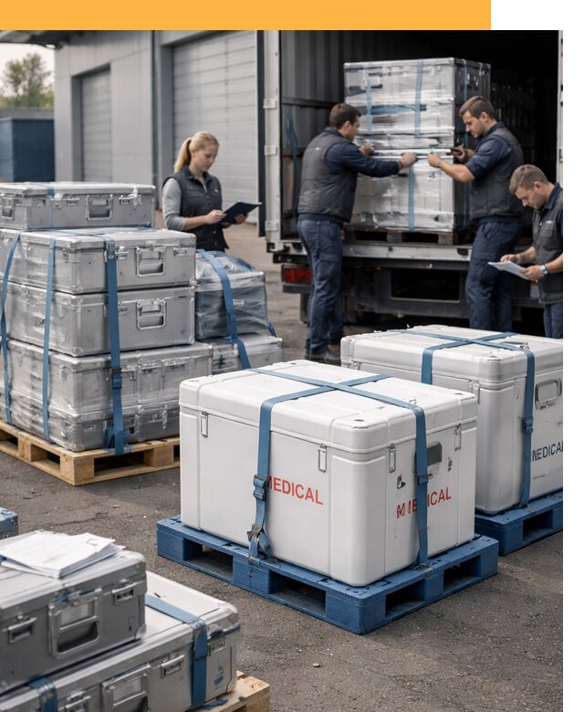 Перевозка медицинского оборудования по всему миру от 15215 руб