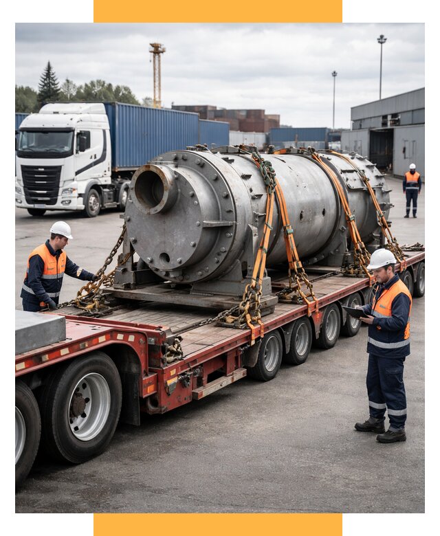 Перевозка тяжеловесных грузов под ключ от 152145 р. | СетСервис-Мси
