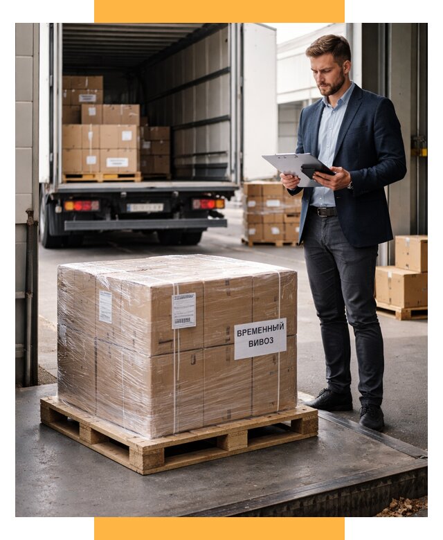 Временный вывоз товаров под ключ от 8114 р. | СетСервис-Мси