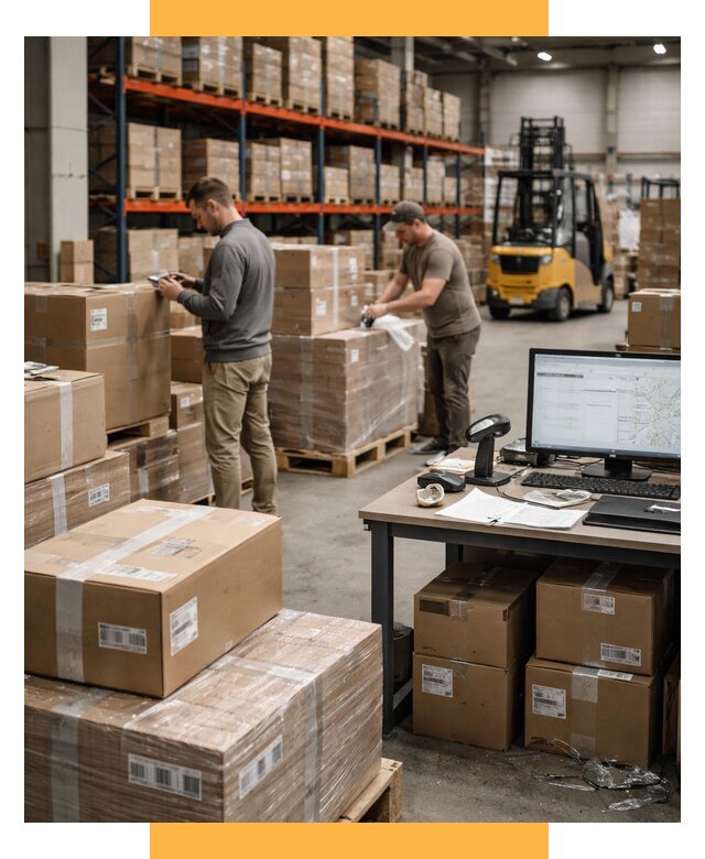 Склад консолидации в Европе от 6593 р., услуги СетСервис-Мси