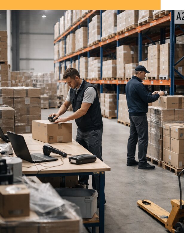 Склад консолидации в Европе: хранение, сортировка от 6593